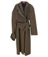 Asymmetric Belted Coat